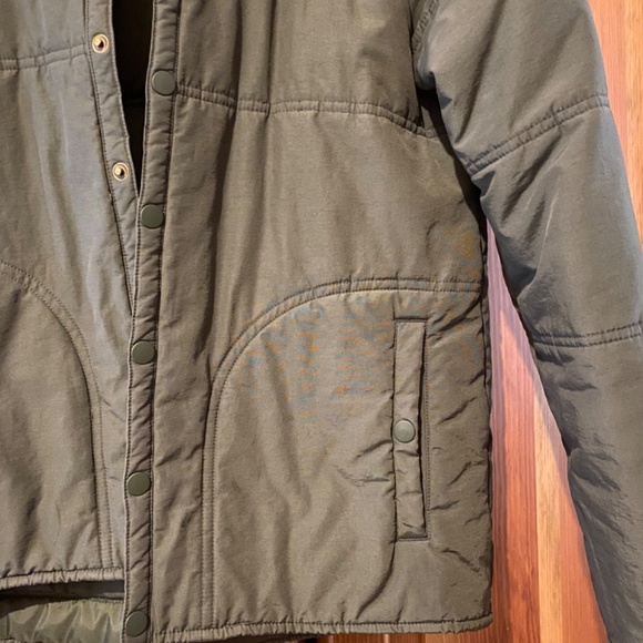 Burton Snowboards snap front quilted insulated/puffy jacket - Picture 3 of 5